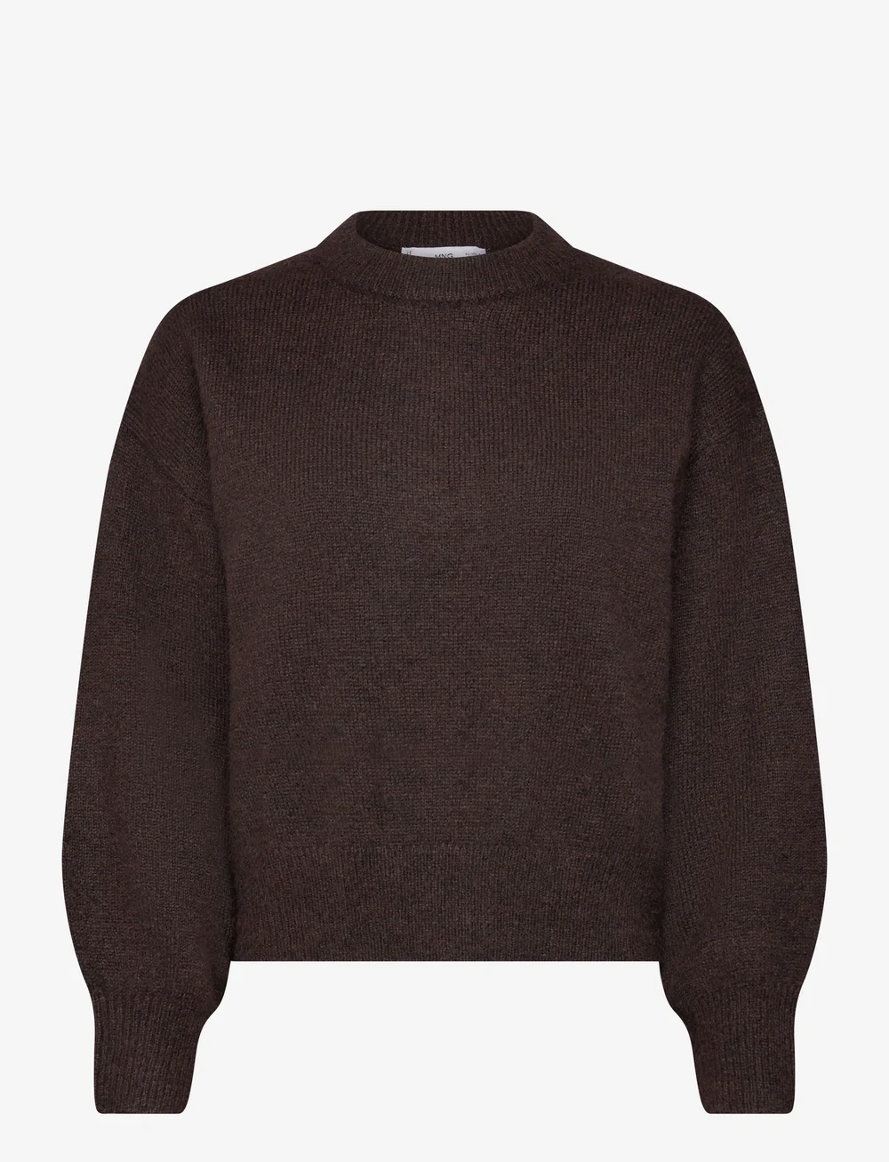 Mango - Oversize knit sweater - pullover - dark brown - 0