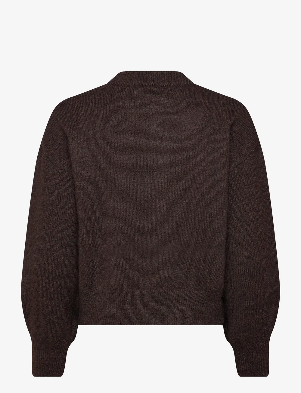 Mango - Oversize knit sweater - pullover - dark brown - 1