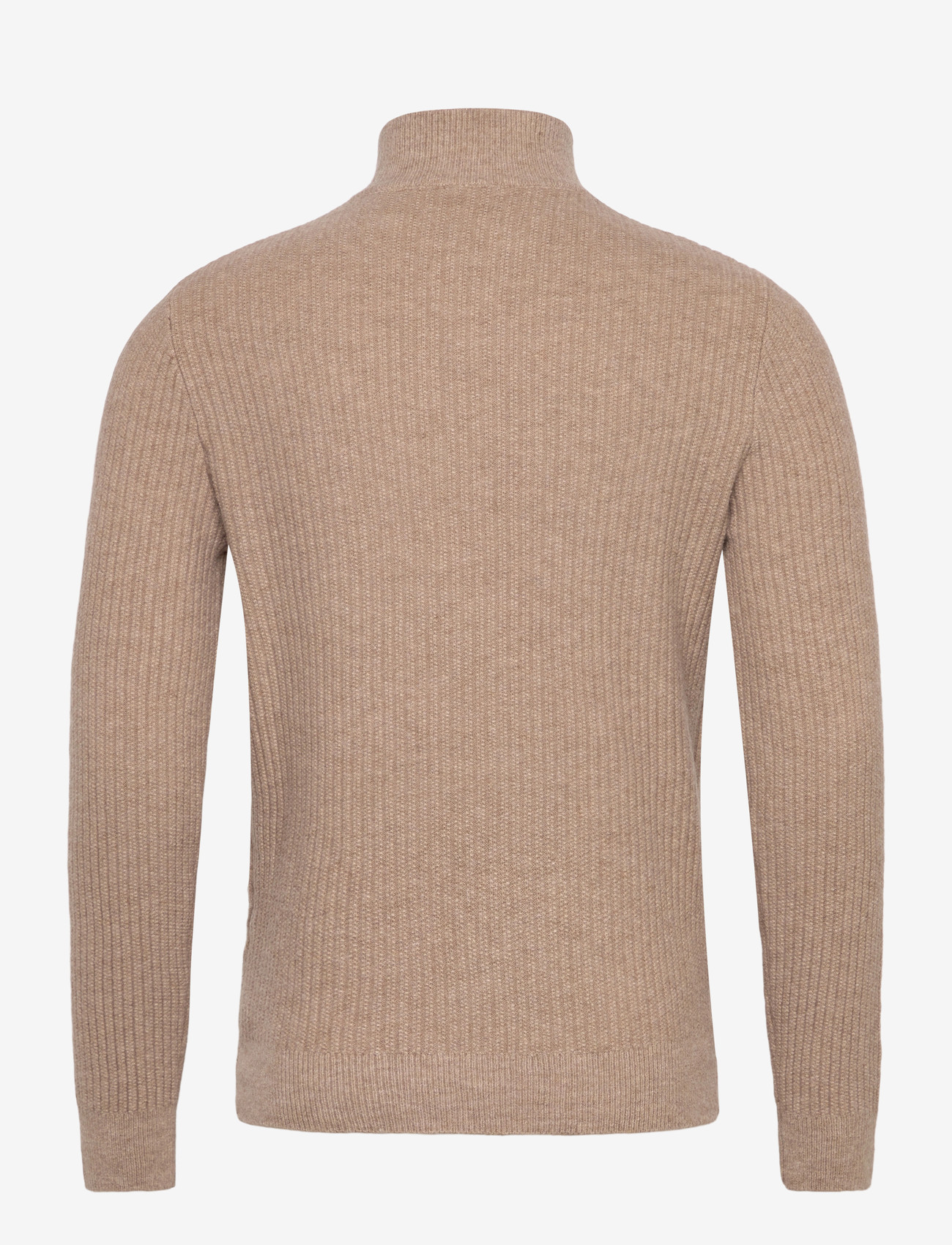 Mango - Ribbed sweater with zip neck - kõrge kaelusega džemprid - lt pastel brown - 2