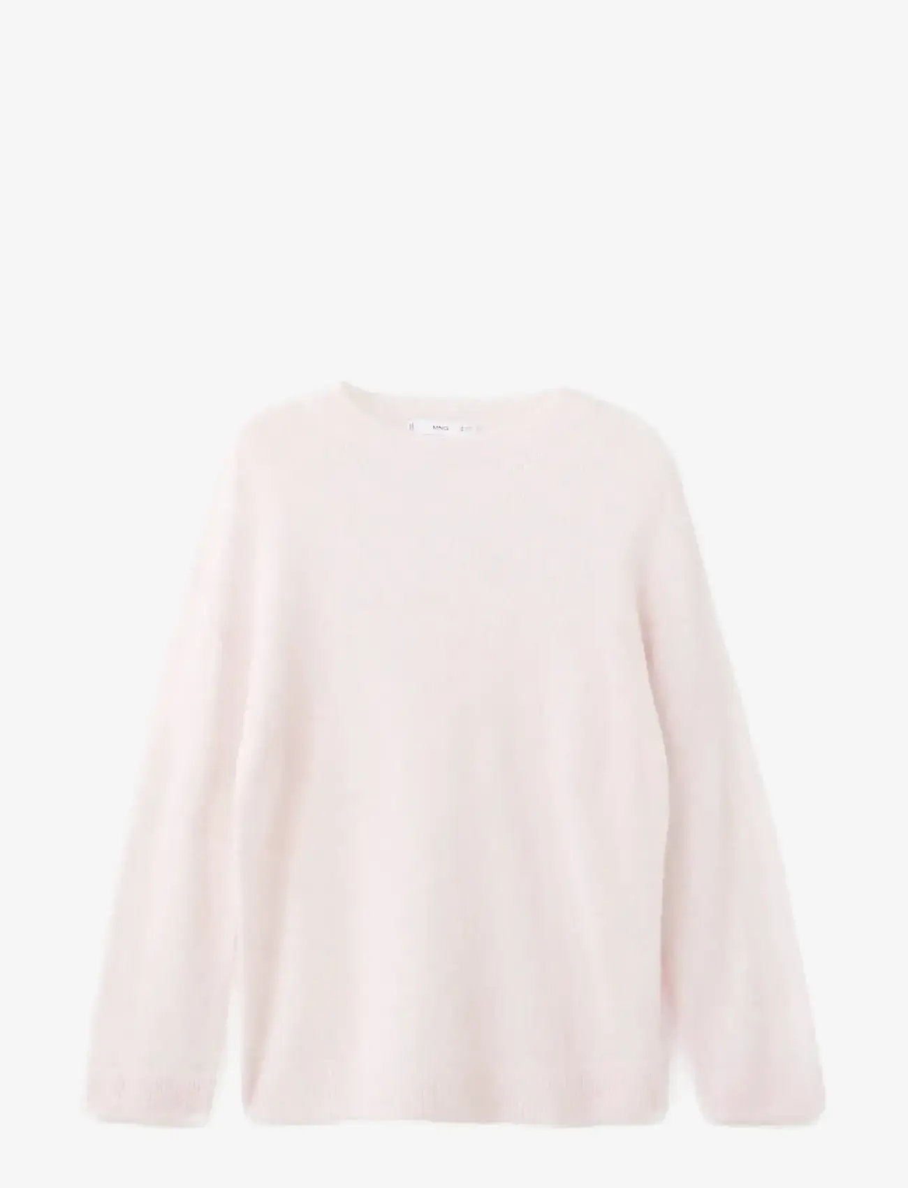Mango - Wool and alpaca-blend sweater - striktrøjer - lt-pastel pink - 1