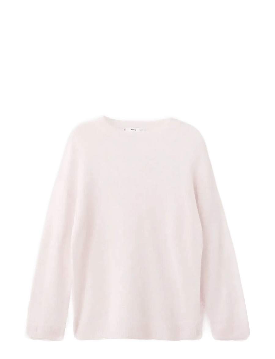 Mango - Wool and alpaca-blend sweater - pullover - lt-pastel pink - 1