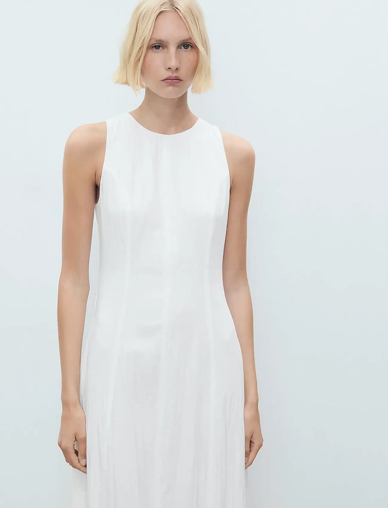 Mango - Long balloon dress - konfirmation - white - 0