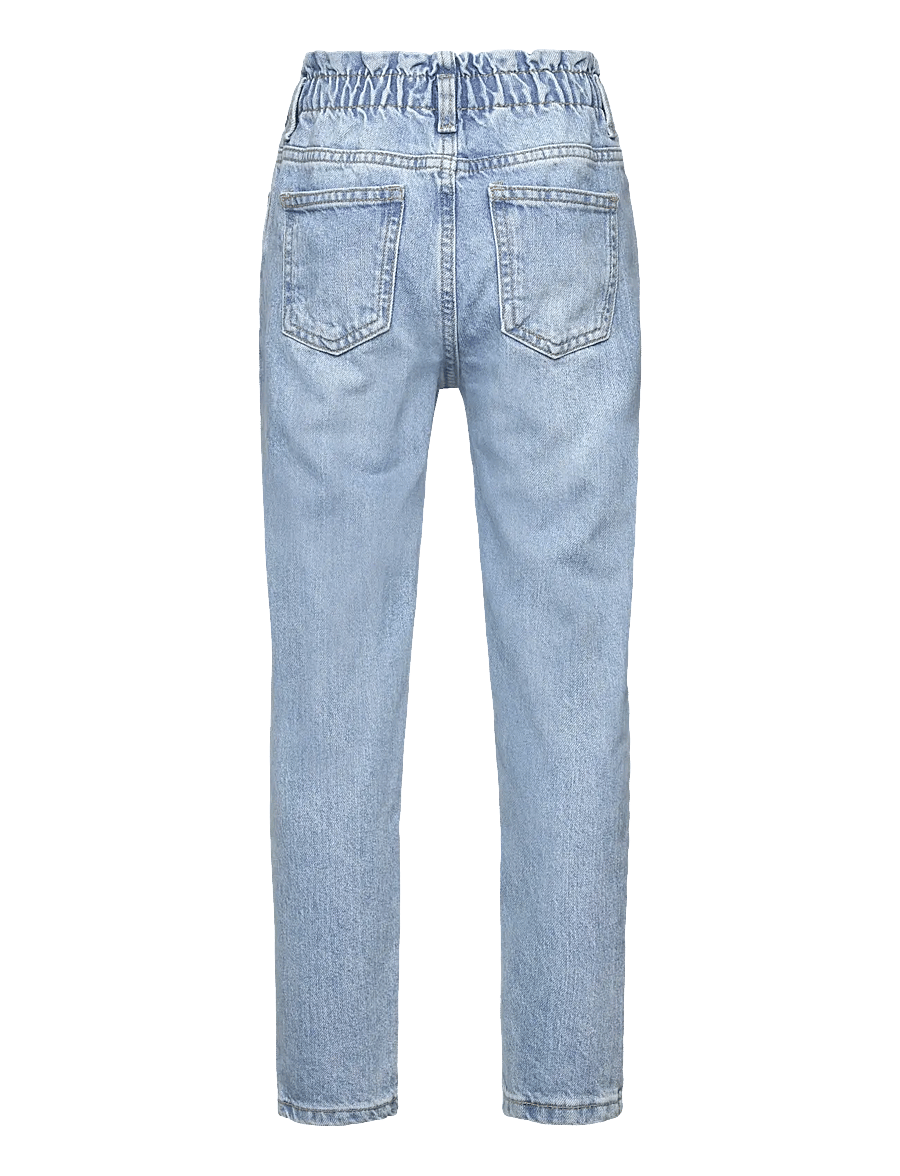 Mango - Paperbag jeans - regular jeans - open blue - 1
