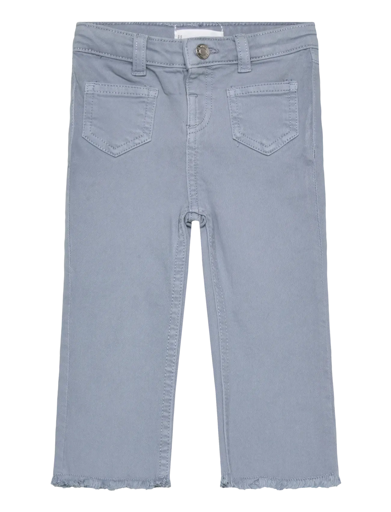 Mango Frayed low-rise skinny jeans - Teksad - MEDIUM BLUE / grey