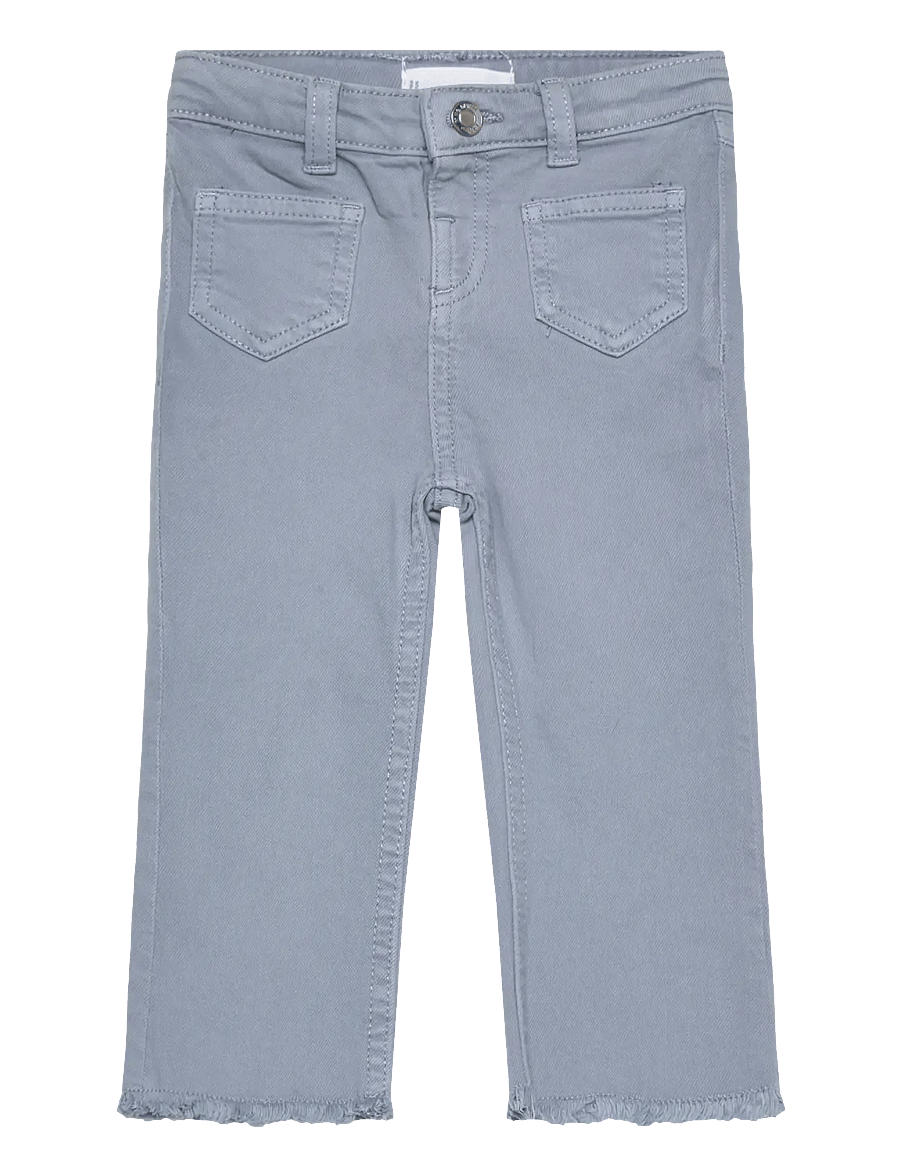 Mango - Frayed low-rise skinny jeans - loose jeans - medium blue - 0