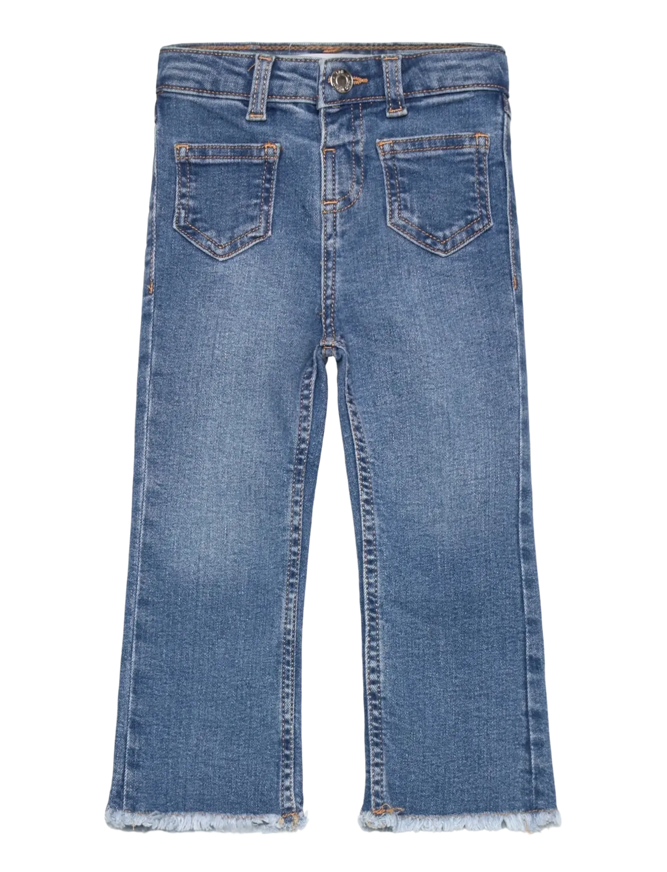 Mango Frayed low-rise skinny jeans - Teksad - OPEN BLUE / blue