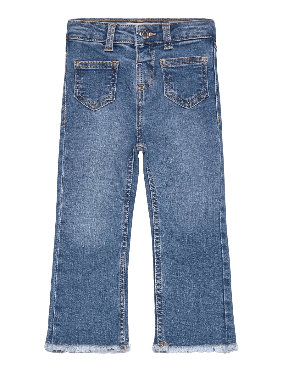 Mango - Frayed low-rise skinny jeans - loose jeans - open blue - 1