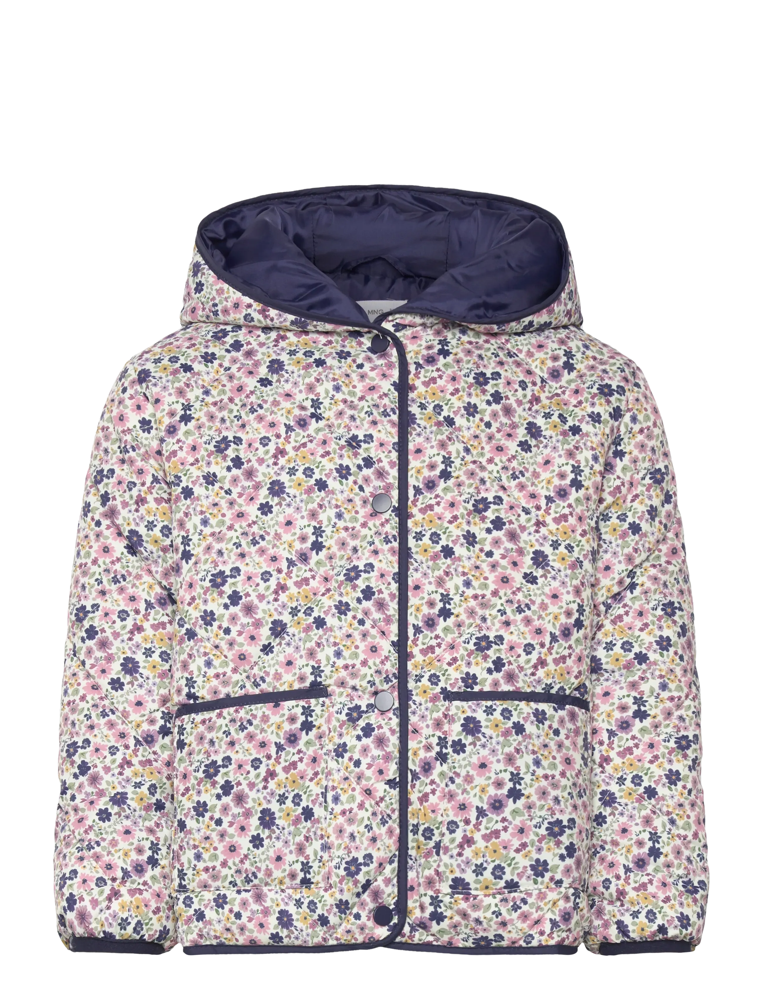 MANGO Flowers Print Quilted Anorak Patterned - 12-18M - Kinder