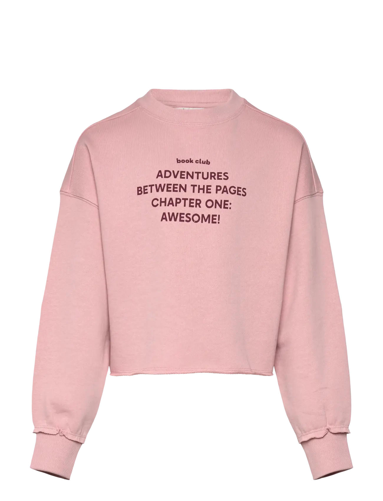 MANGO Printed Message Sweatshirt Pink - 5-6 - Kinder