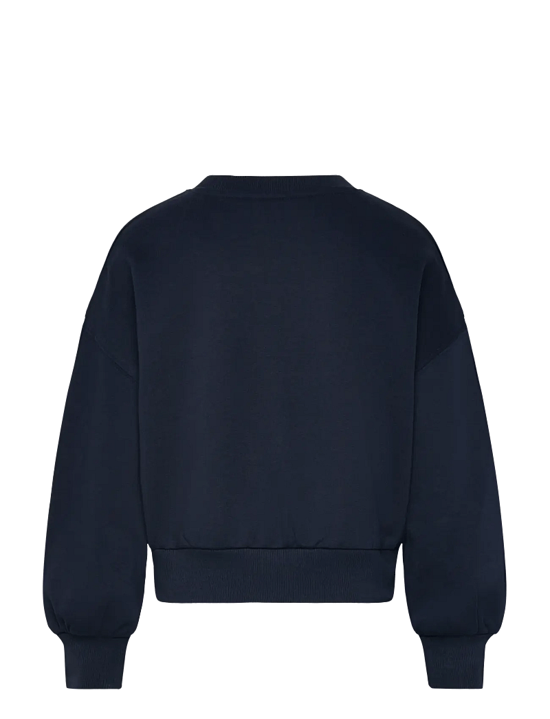 Mango - Sweatshirt with embroidered star - sweatshirts - navy - 1