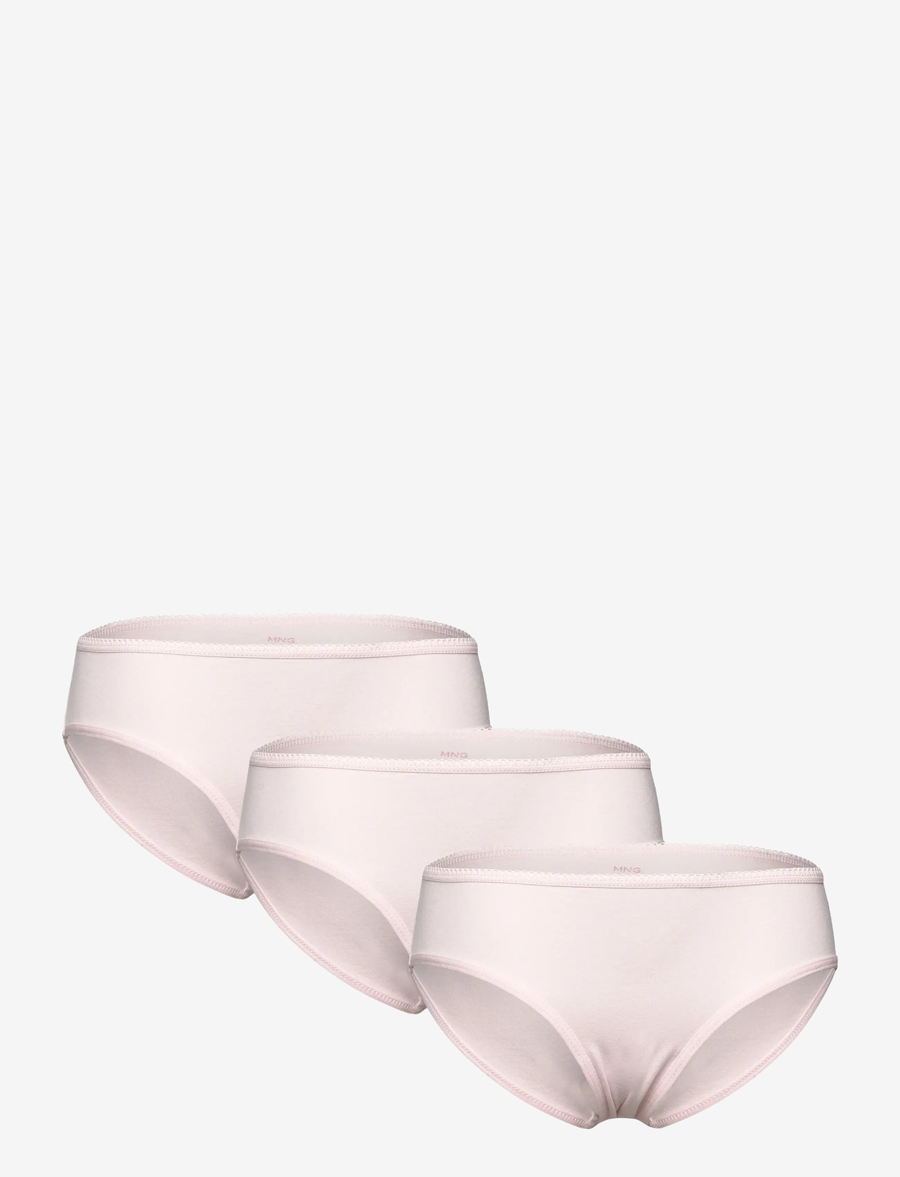 Mango - 3 pack cotton panties - unterteile - pink - 0