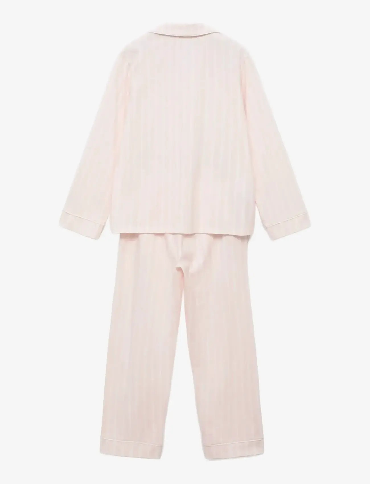 Mango - Striped long pyjamas - pyjamasset - lt-pastel pink - 1