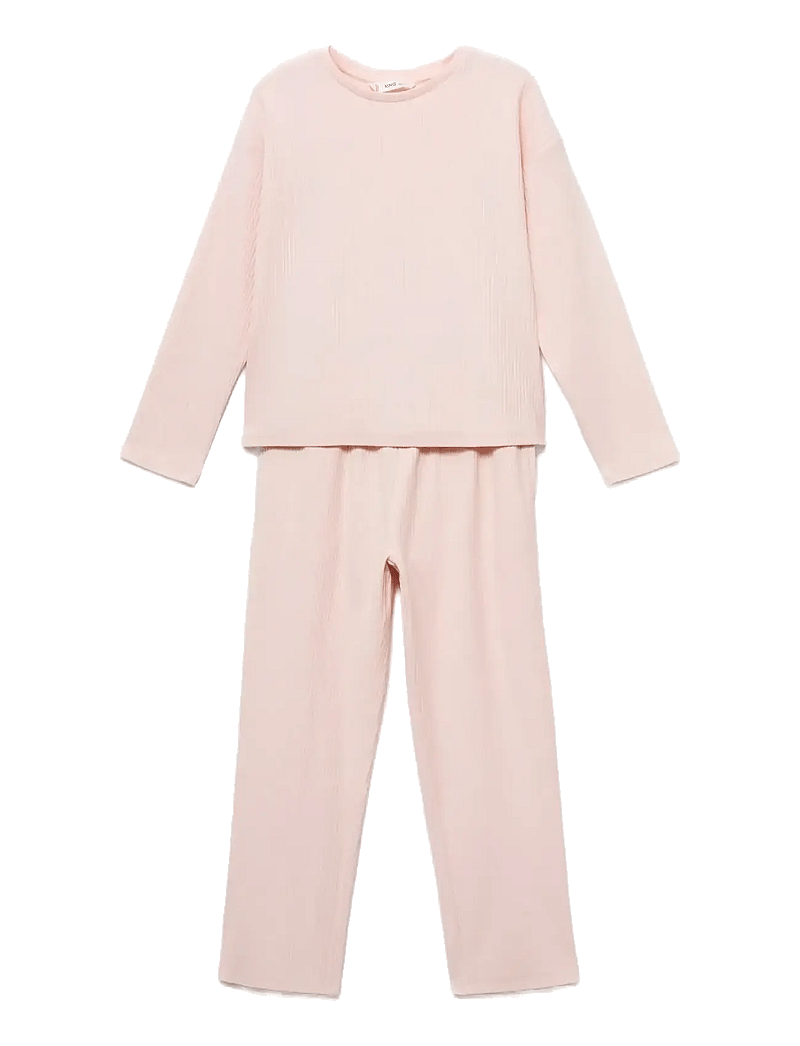Mango - Cotton long pyjamas - pyjamasset - lt-pastel pink - 0