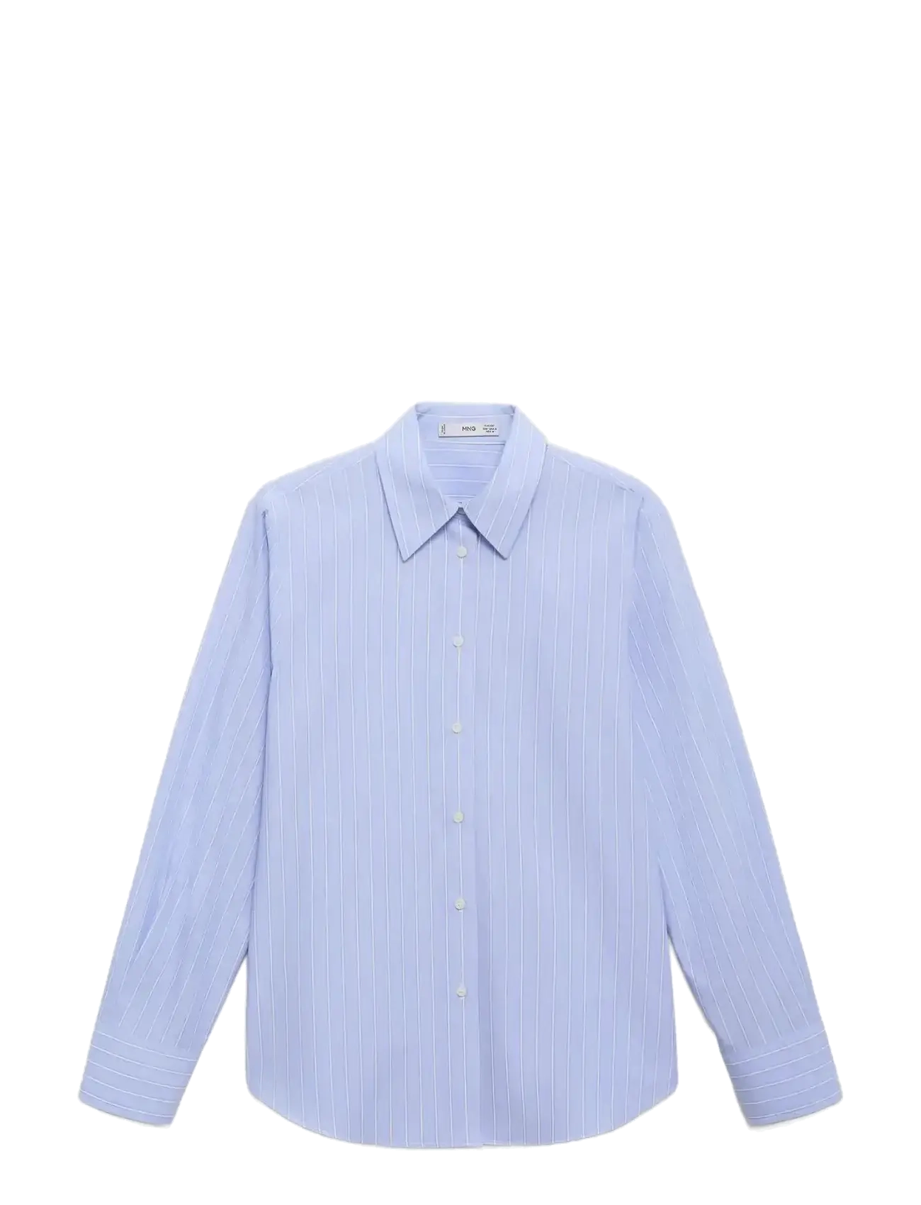 Mango Cotton and lyocell blend straight shirt - Langärmlige Hemden - LT-PASTEL BLUE / blue