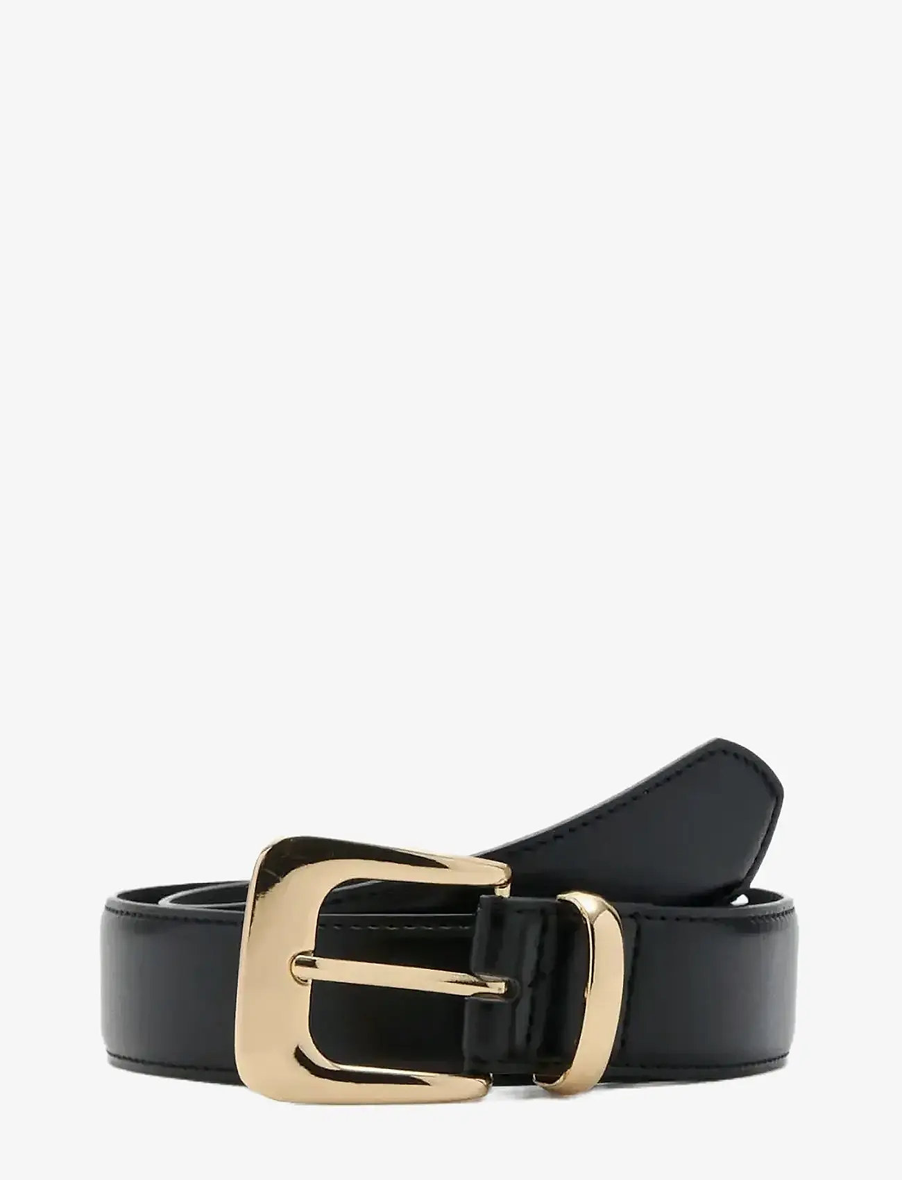 Mango - Metal buckle belt - die niedrigsten preise - black - 0