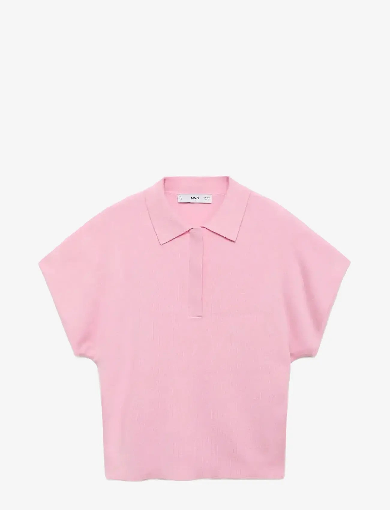 Mango - Short-sleeved polo-neck sweater - die niedrigsten preise - pink - 0