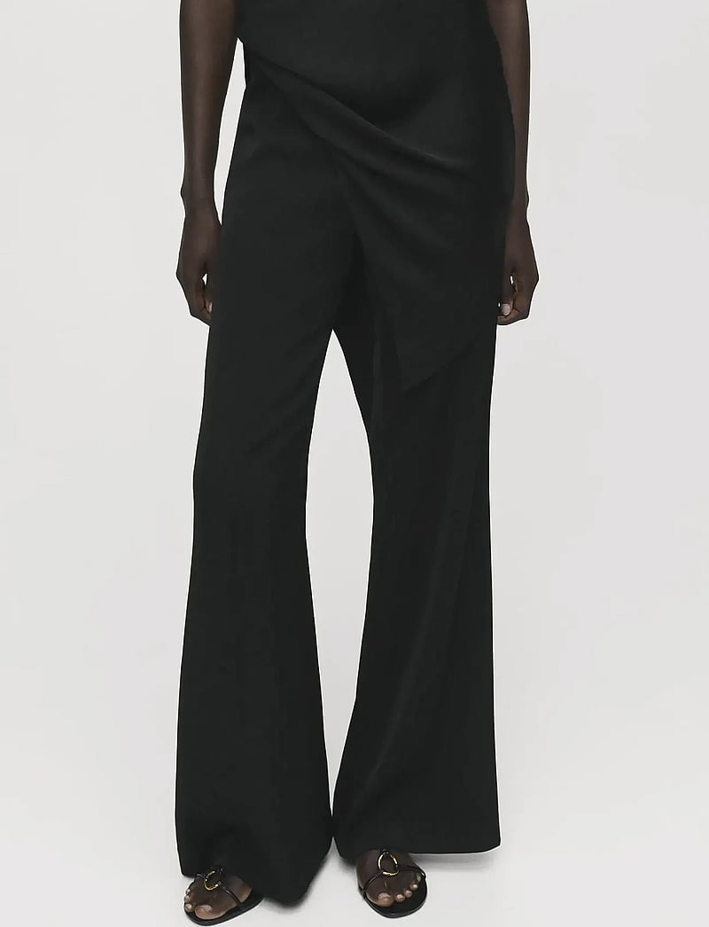 Mango - Long flared trousers - flares - black - 0