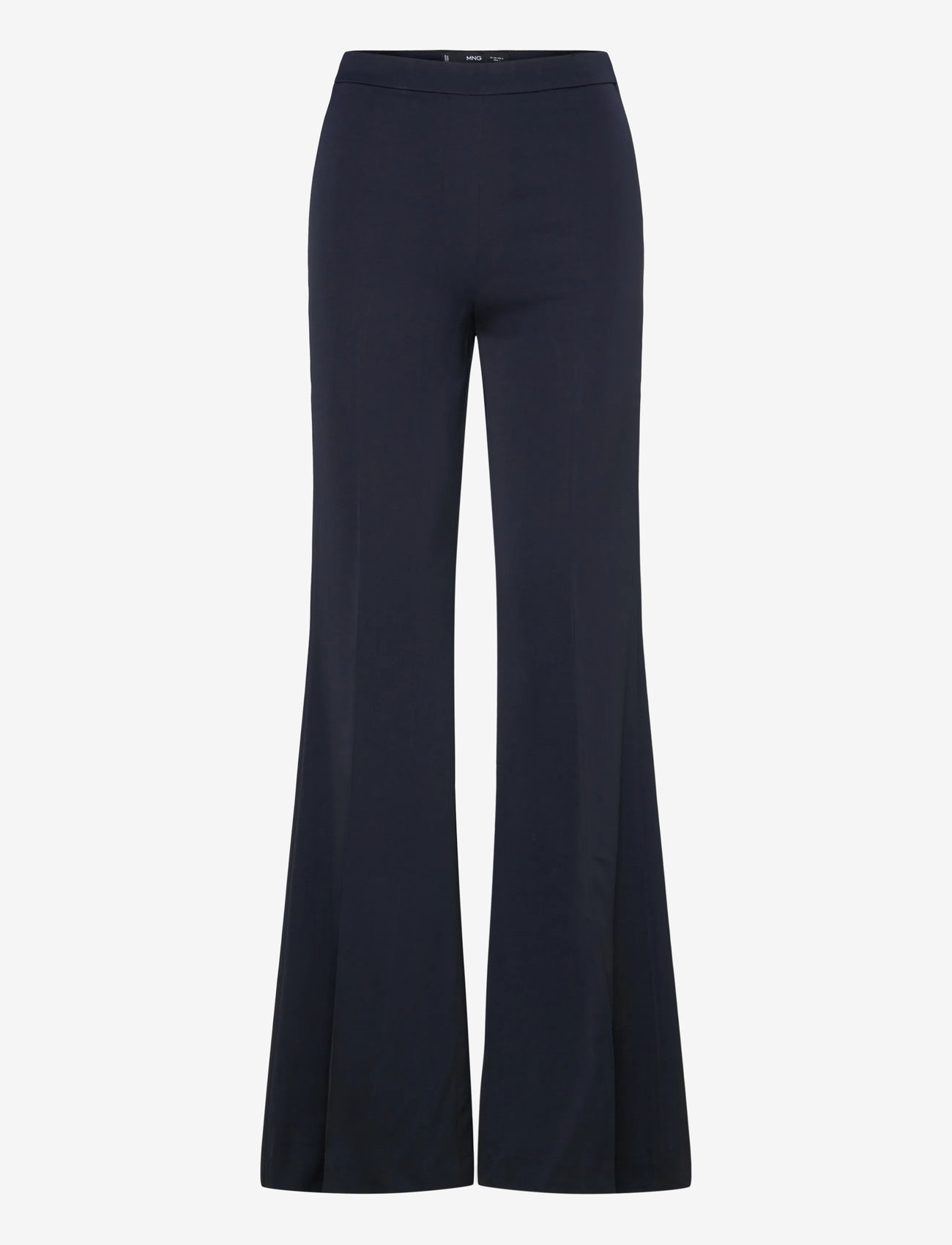 Mango - Long flared trousers - utsvängda byxor - navy - 0