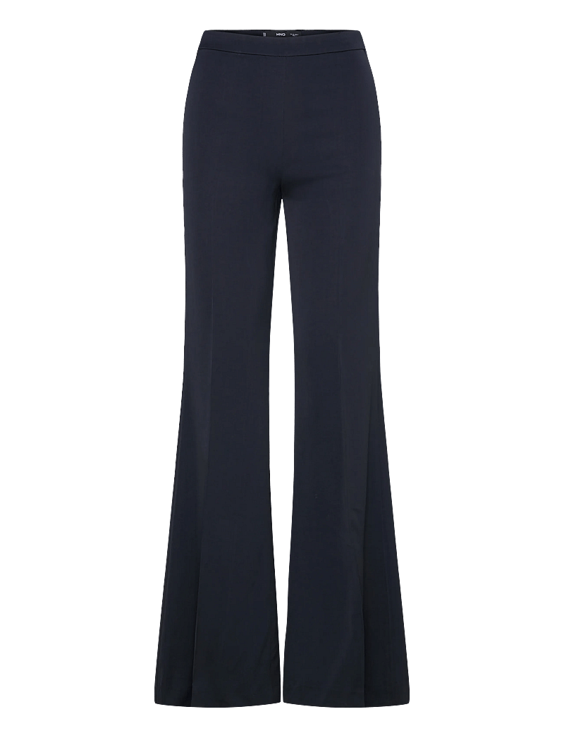 Mango - Long flared trousers - utsvängda byxor - navy - 0