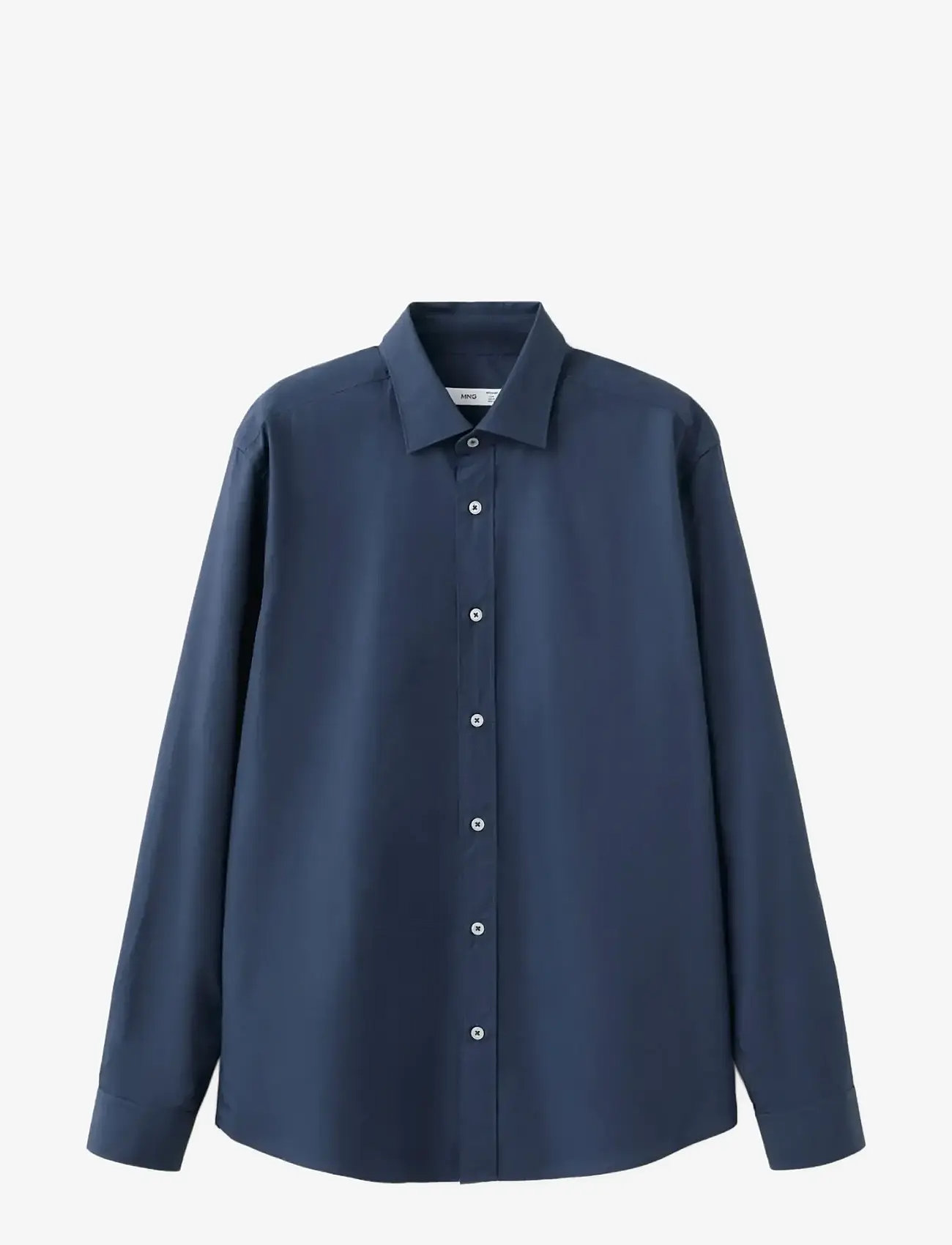 Mango - Regular-fit 100% cotton shirt - navy - 1