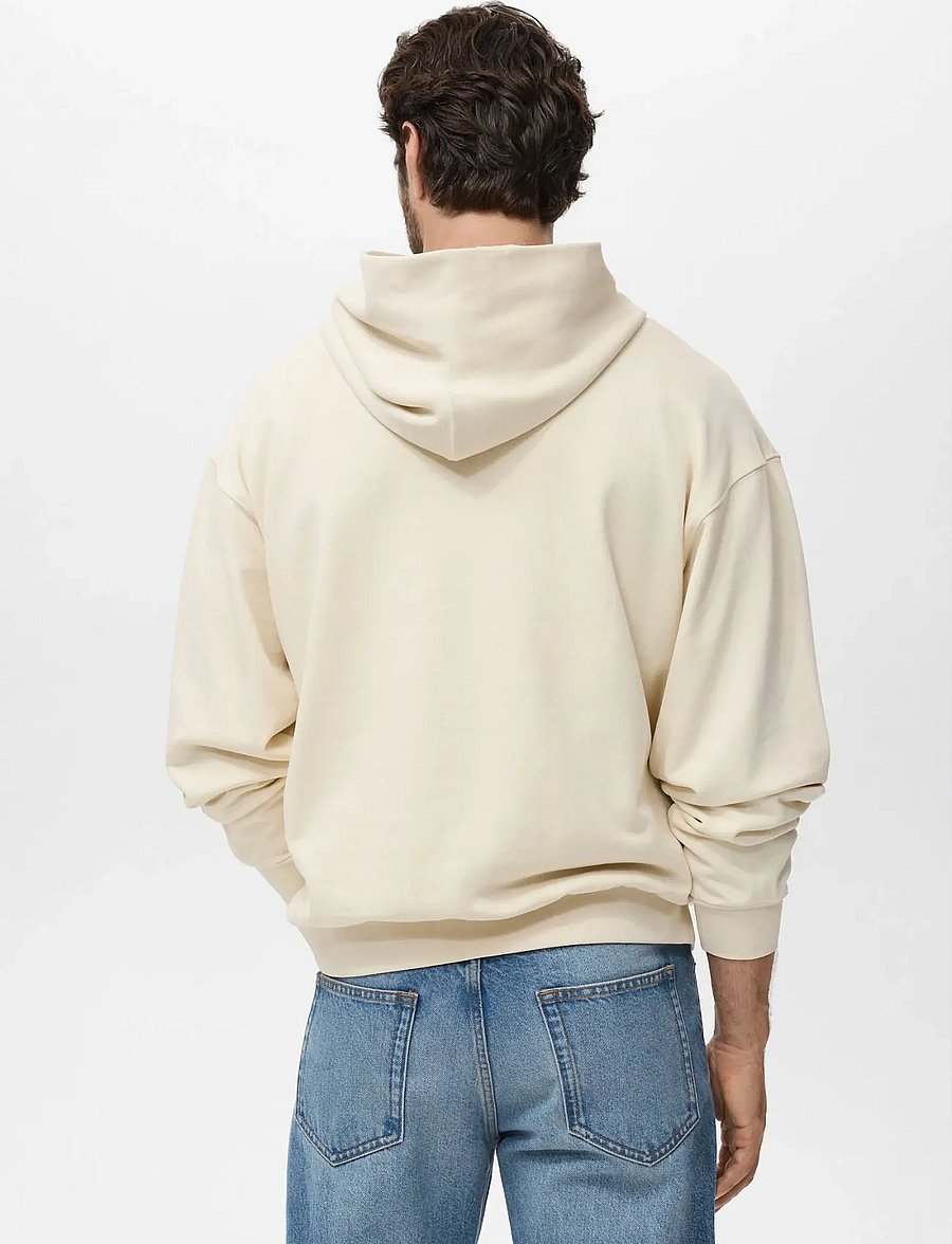 Mango - Graphic hooded sweatshirt - hættetrøjer - light beige - 3