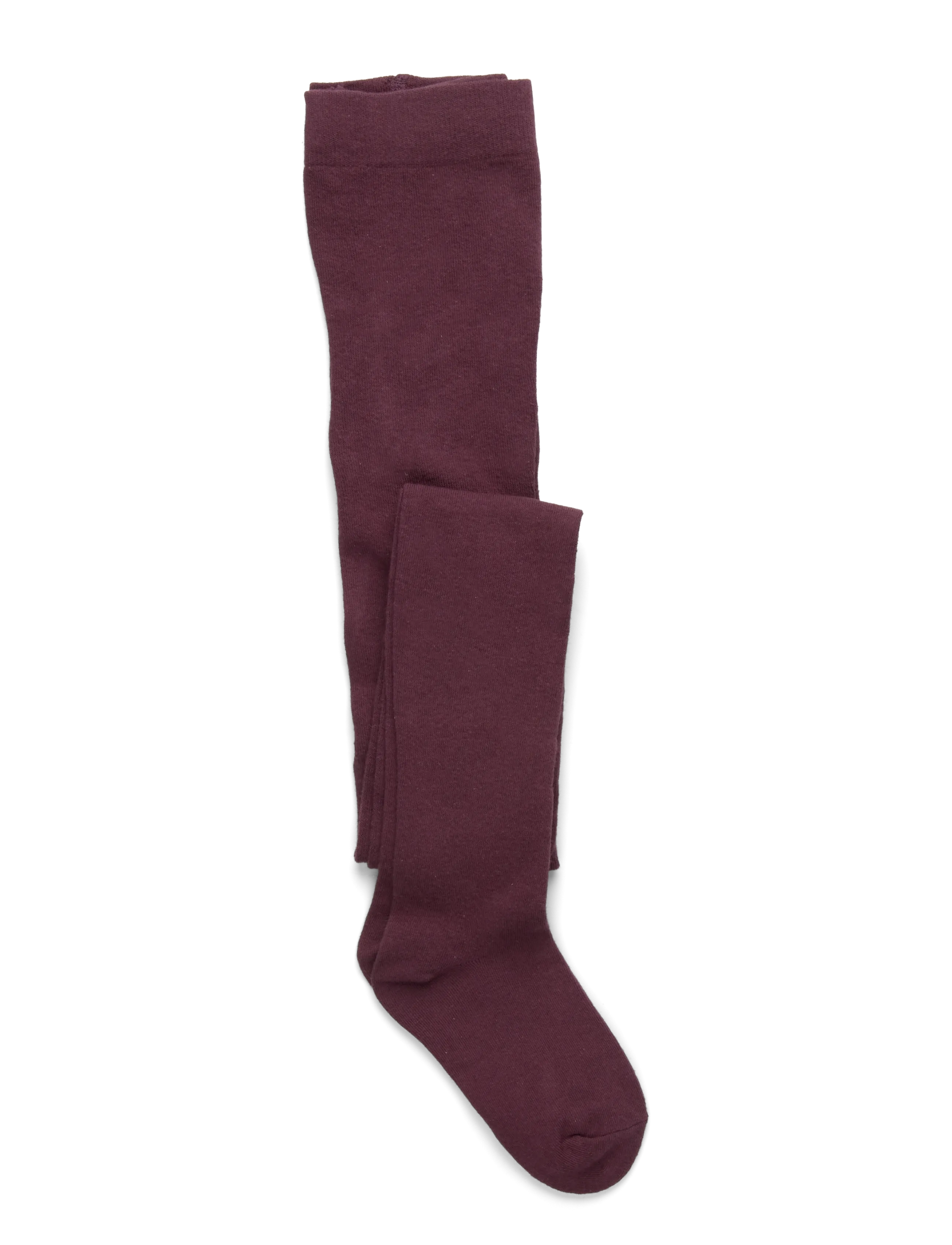 Knitted tights - DARK RED