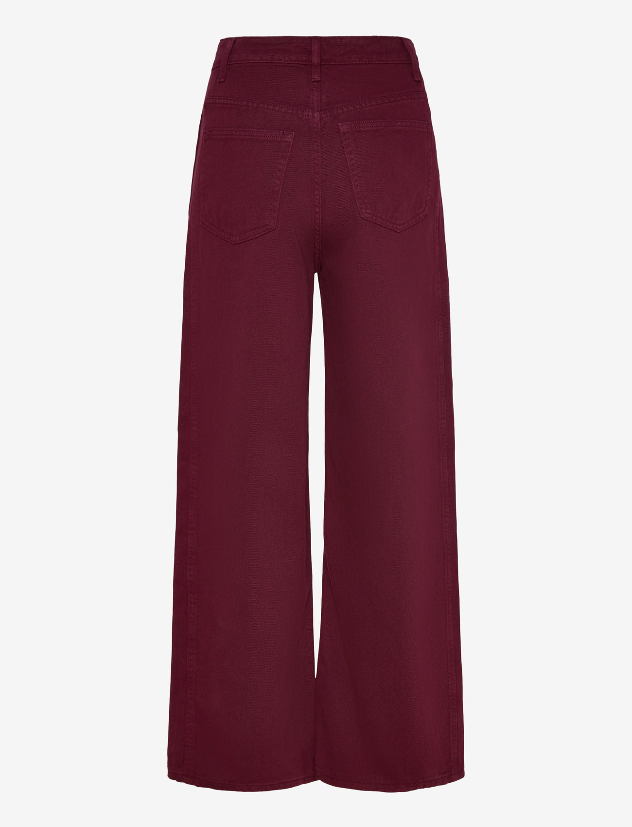 Mango - High-waisted barrel jeans - jeans - dark red - 2