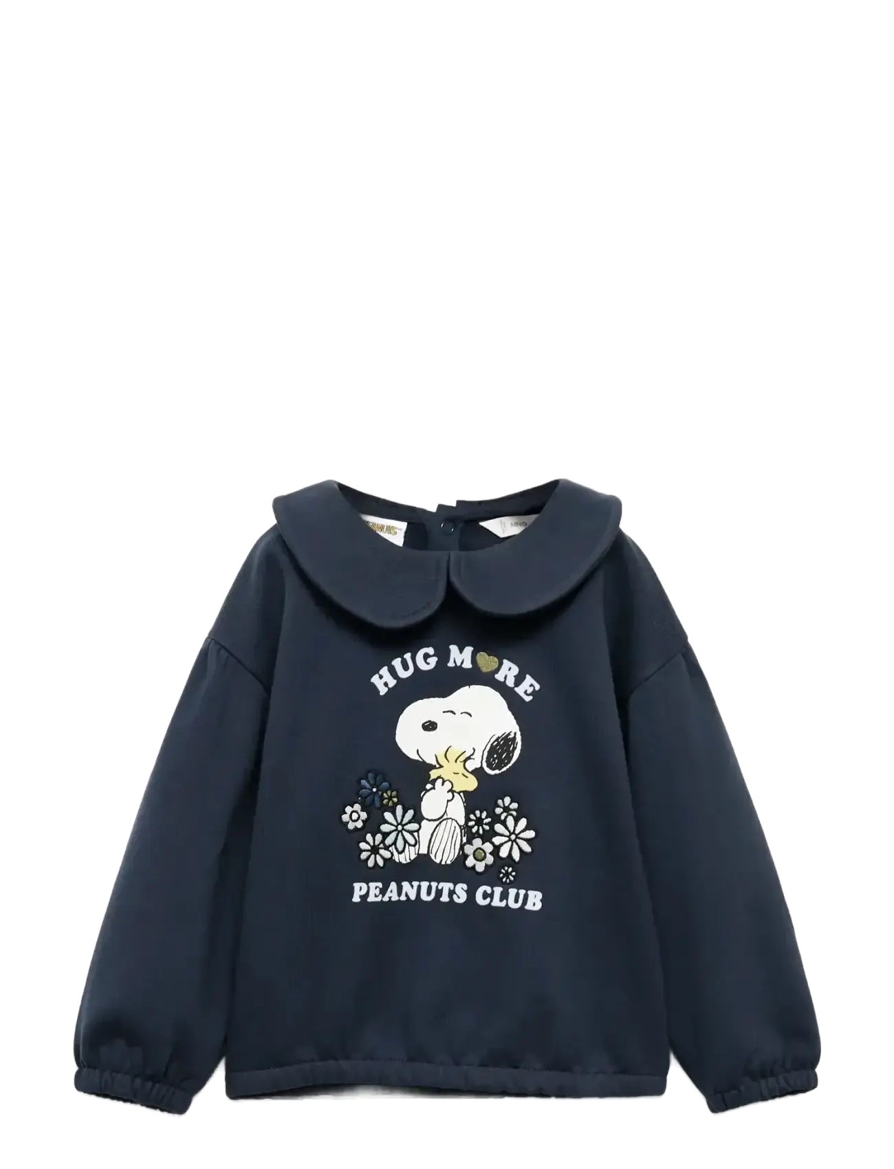 Snoopy-print sweatshirt - NAVY
