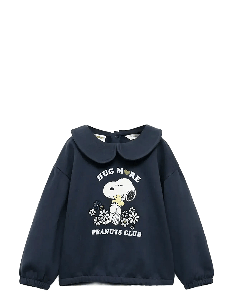 Mango - Snoopy-print sweatshirt - sweatshirts - navy - 0