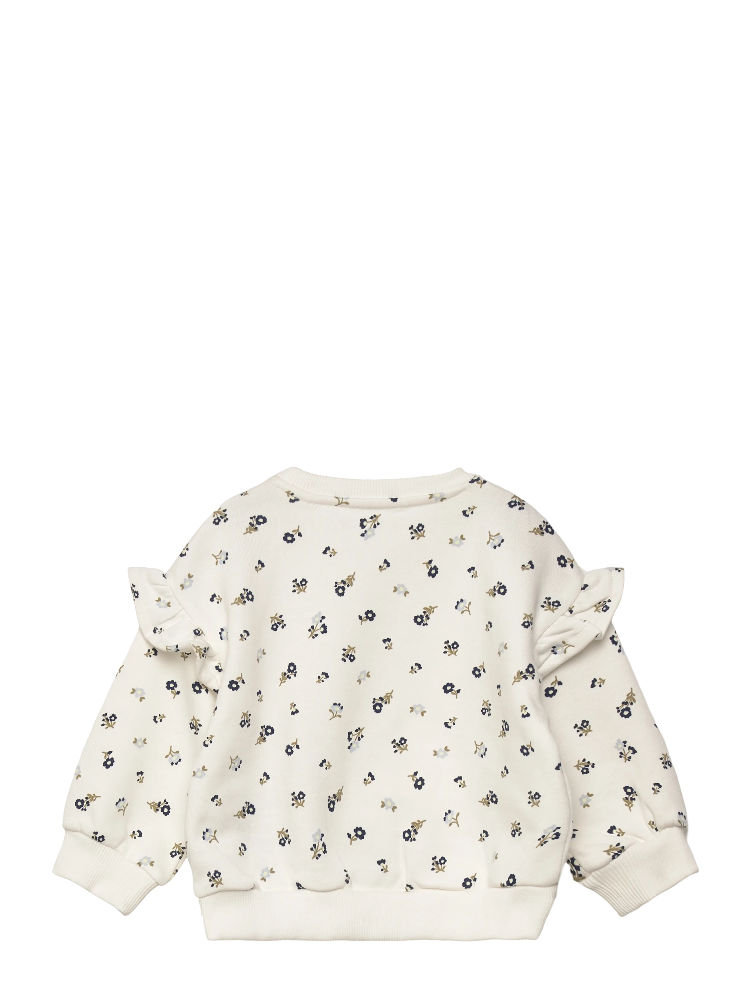 Mango - Ruffle detail sweatshirt - sweatshirts - natural white - 1