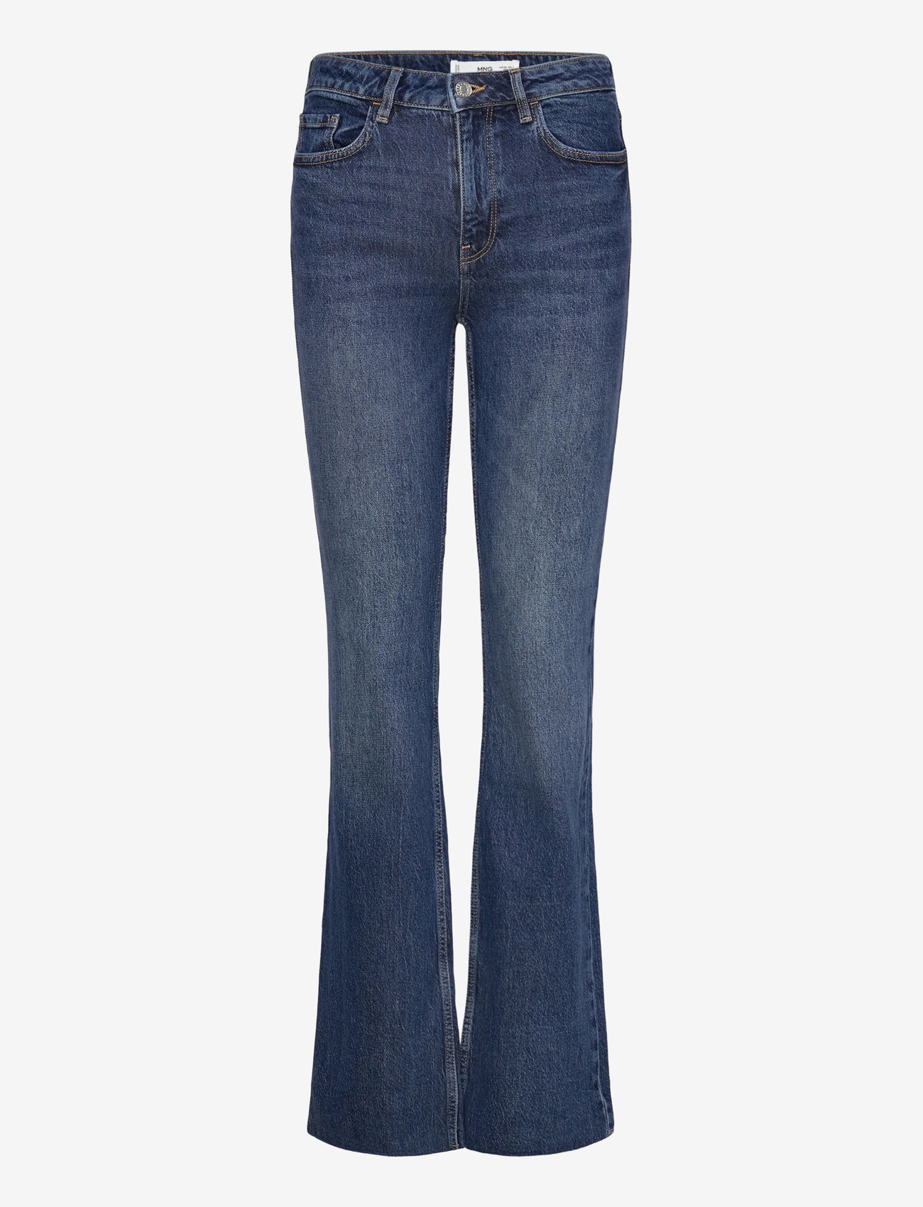 Mango - Fiona flared mid-rise jeans - schlaghosen - open blue - 1