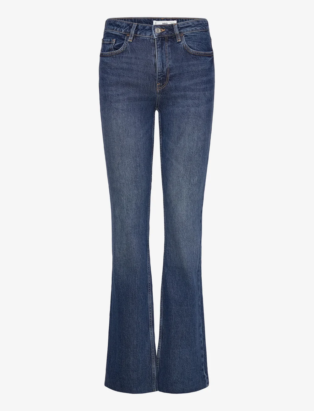 Mango - Fiona flared mid-rise jeans - schlaghosen - open blue - 0