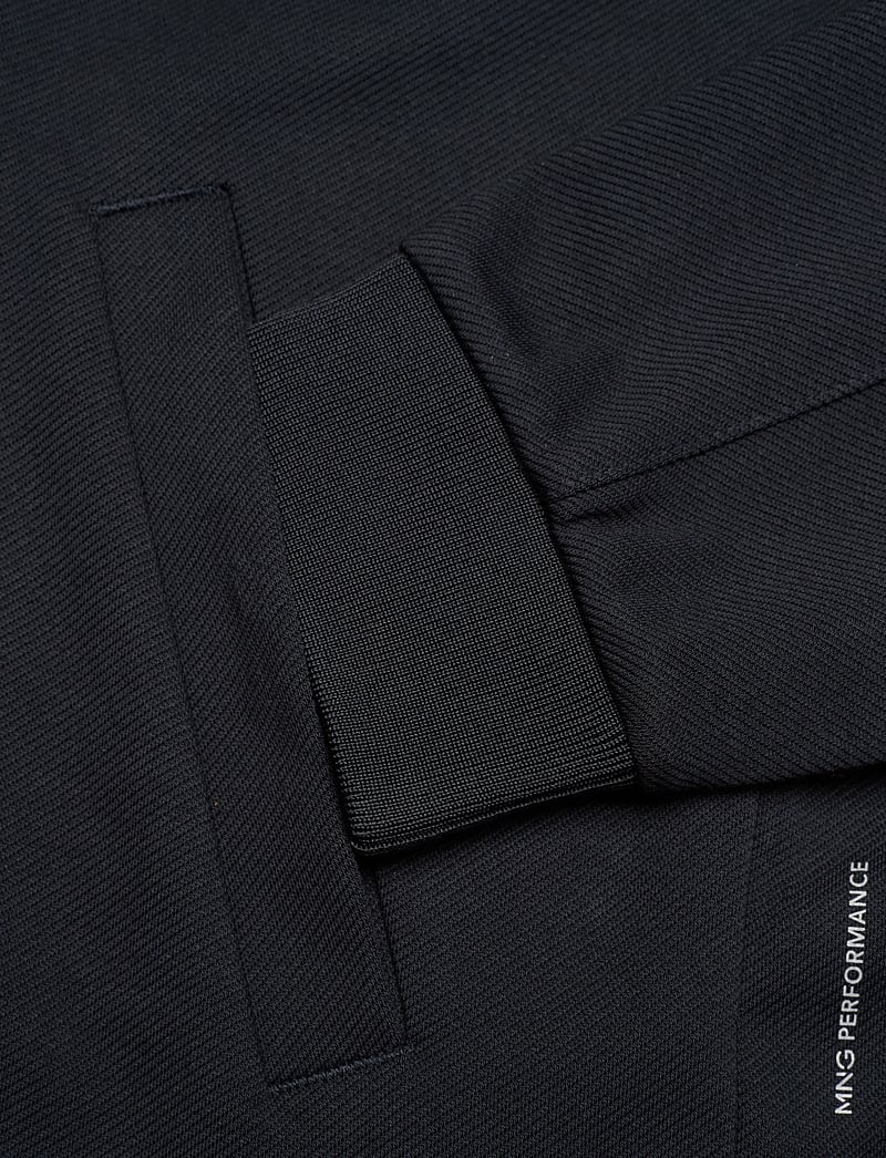Mango - Comfort stretch zip-up hoodie - kollektioner - navy - 5