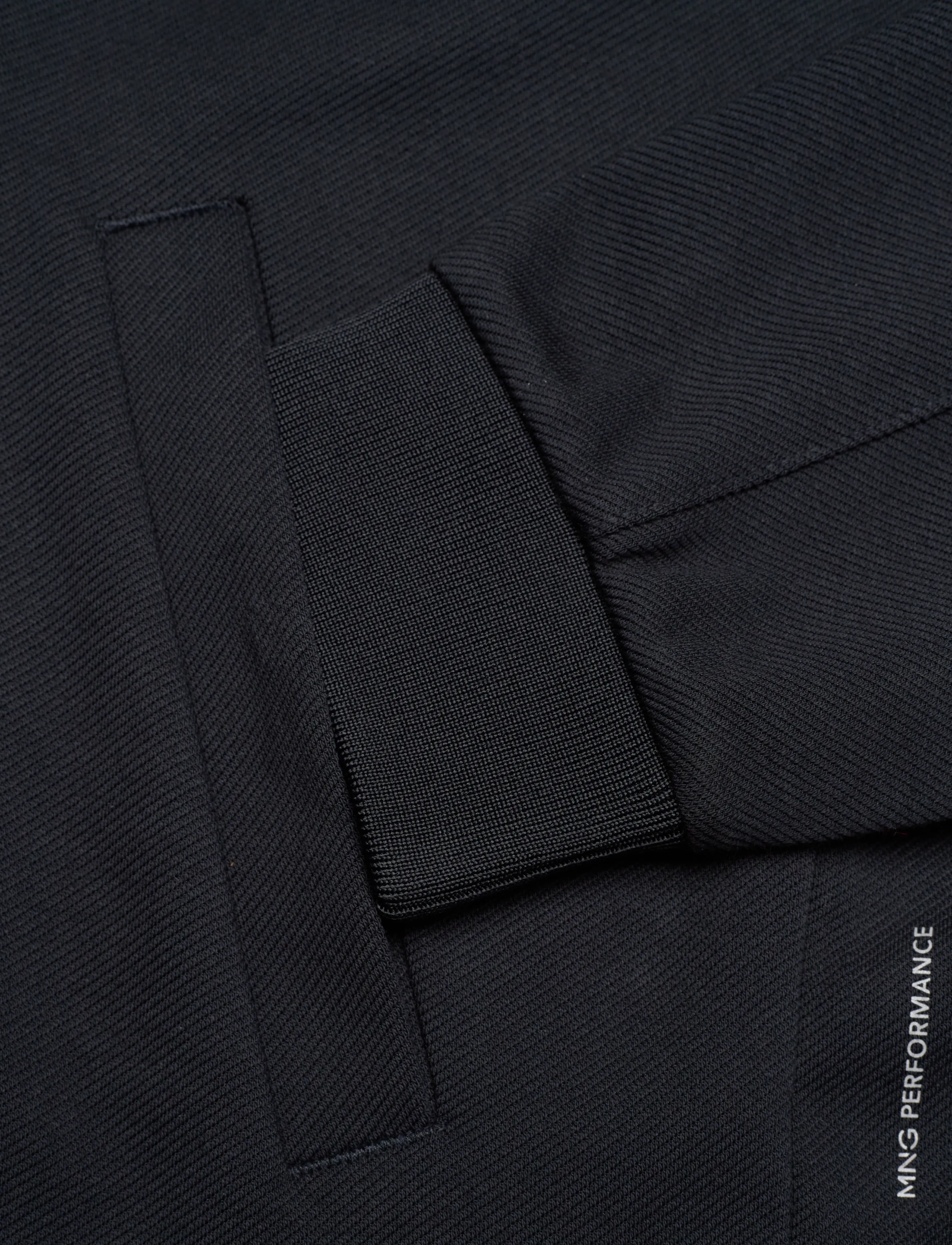 Mango - Comfort stretch zip-up hoodie - kollektioner - navy - 5