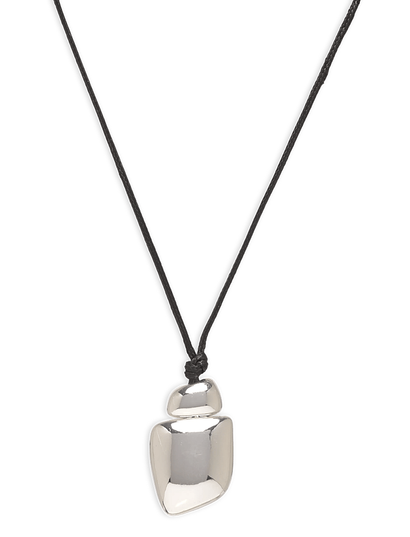 Mango - Metal pendant necklace - halskæder med vedhæng - silver - 0