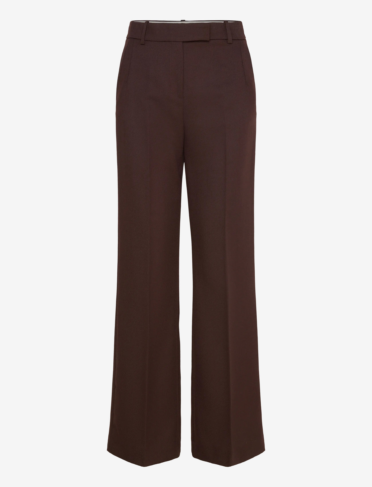 Mango - 100% wool suit trousers - efterårstøj - brown - 1
