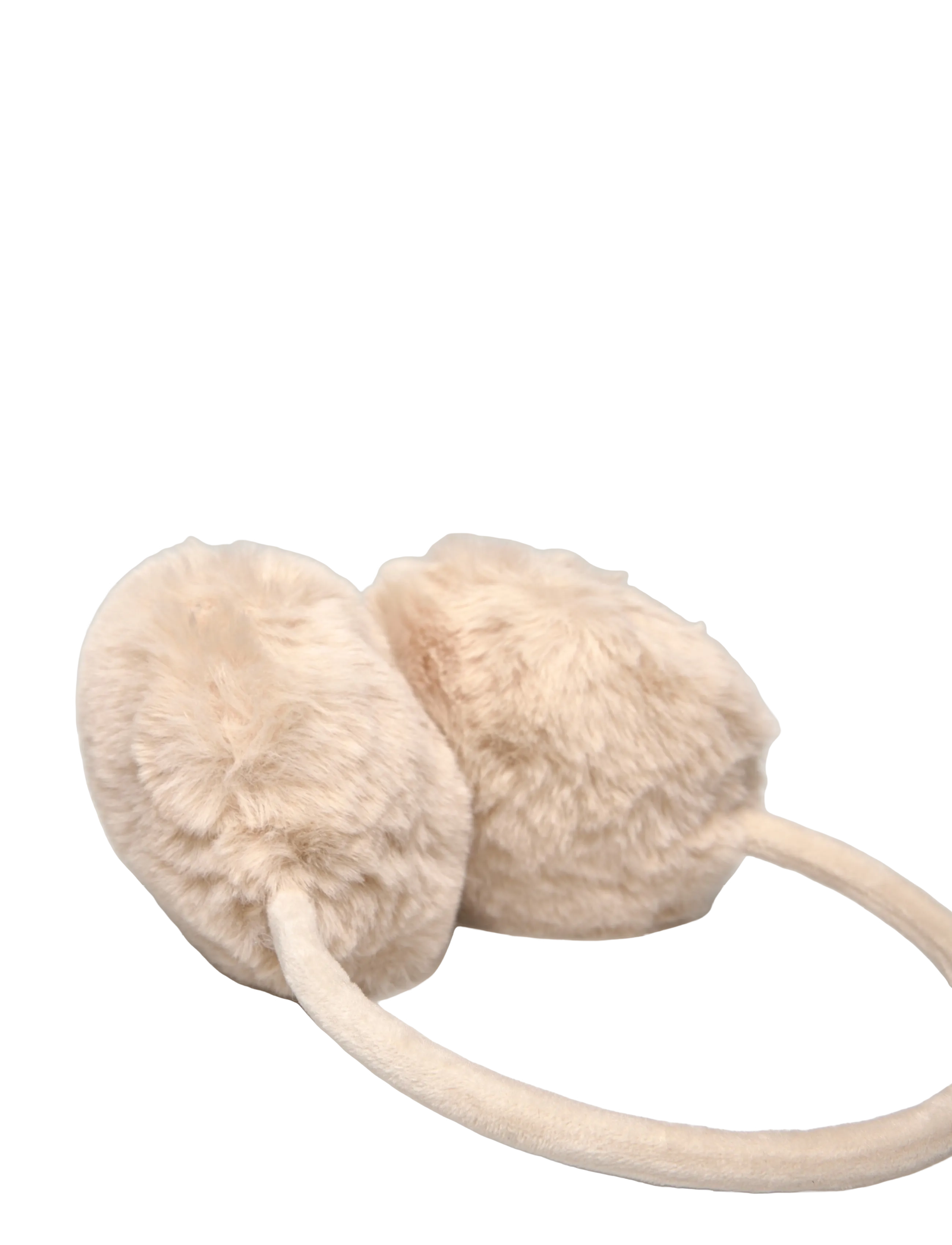 Mango - Fur-effect earmuffs - accessoires - lt pastel brown - 2