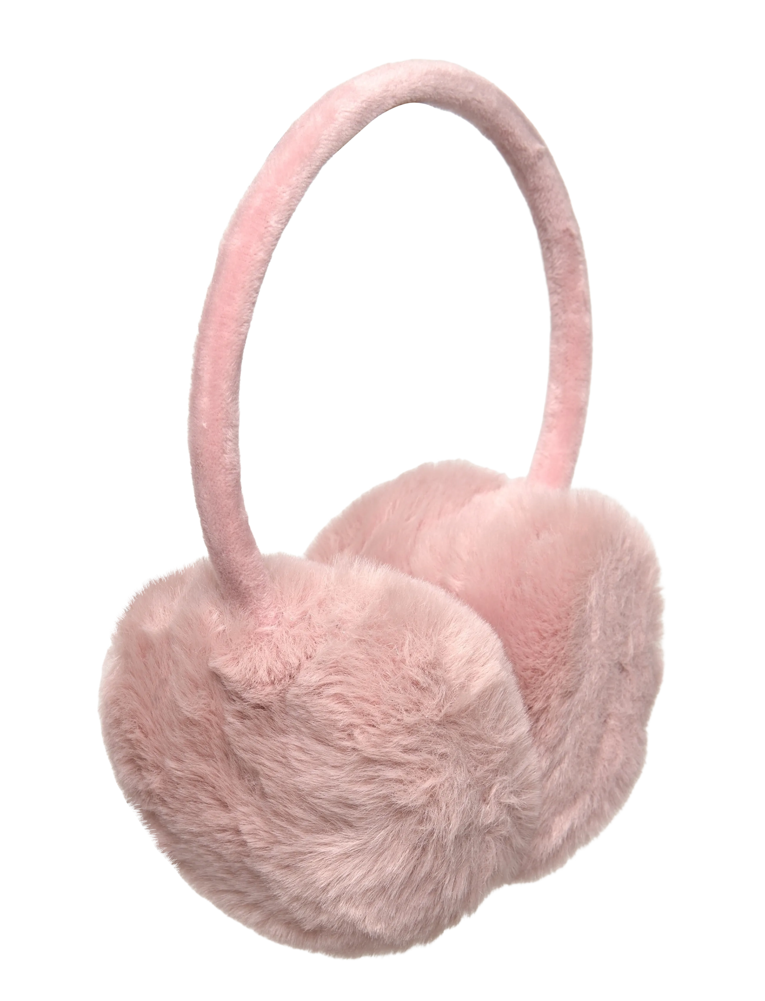 MANGO Pelz-Effect Earmuffs Pink - One Size - Kinder