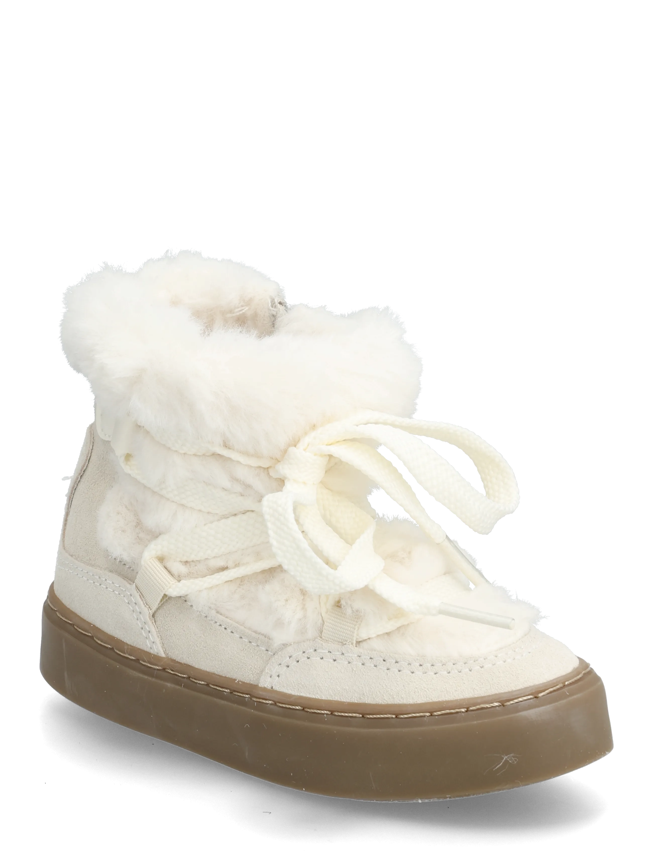 MANGO Ankle Stiefel With Leder Accents Cream - 23 - Kinder