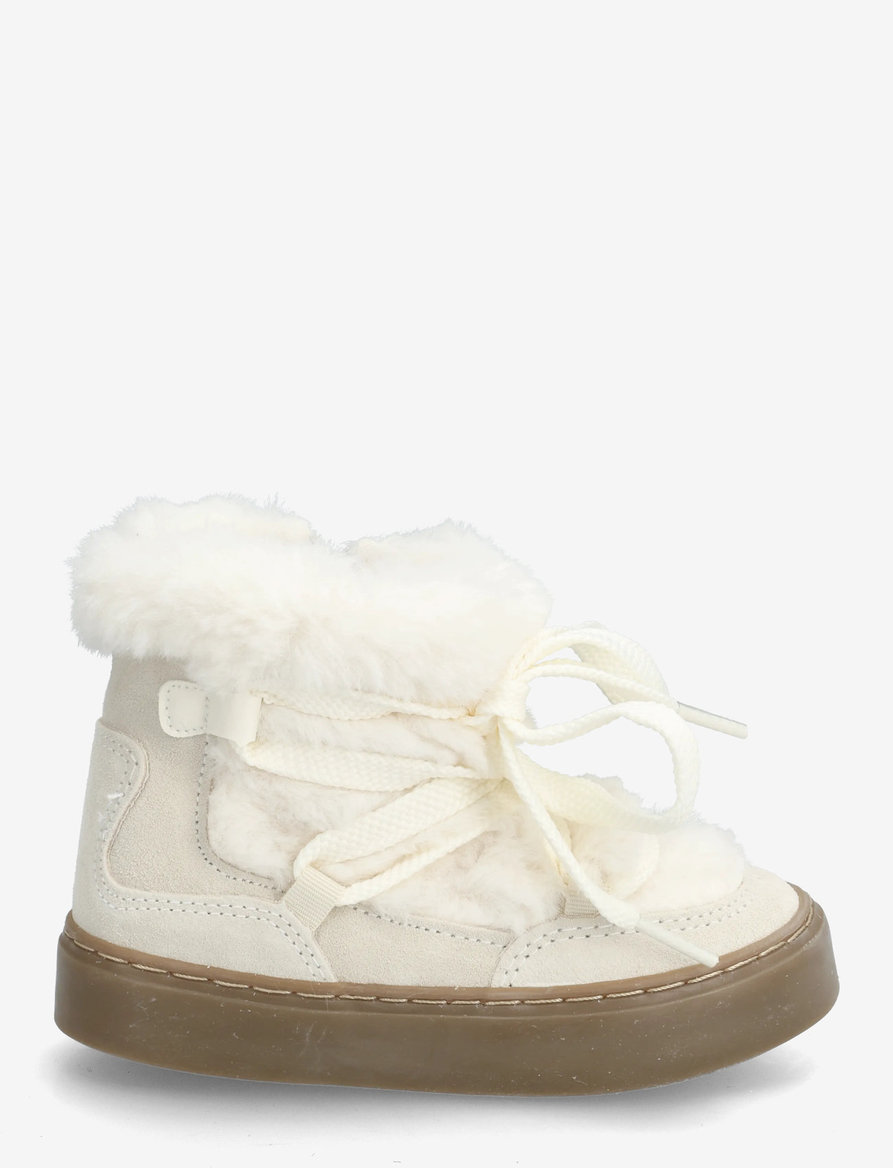 Mango - Ankle boots with leather accents - winterstiefel - lt pastel brown - 1