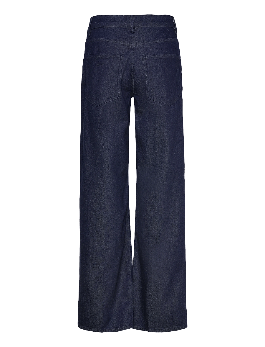Mango - Low-rise straight-leg jeans with buttons - straight jeans - open blue - 2