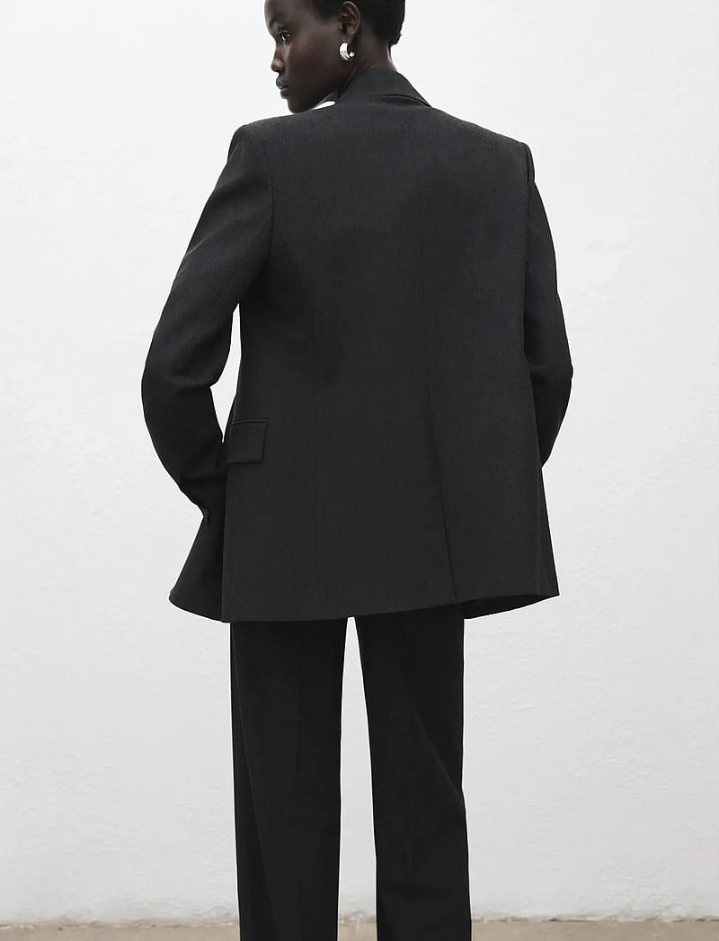 Mango - Double-breasted suit jacket - double breasted blazers - grey - 3