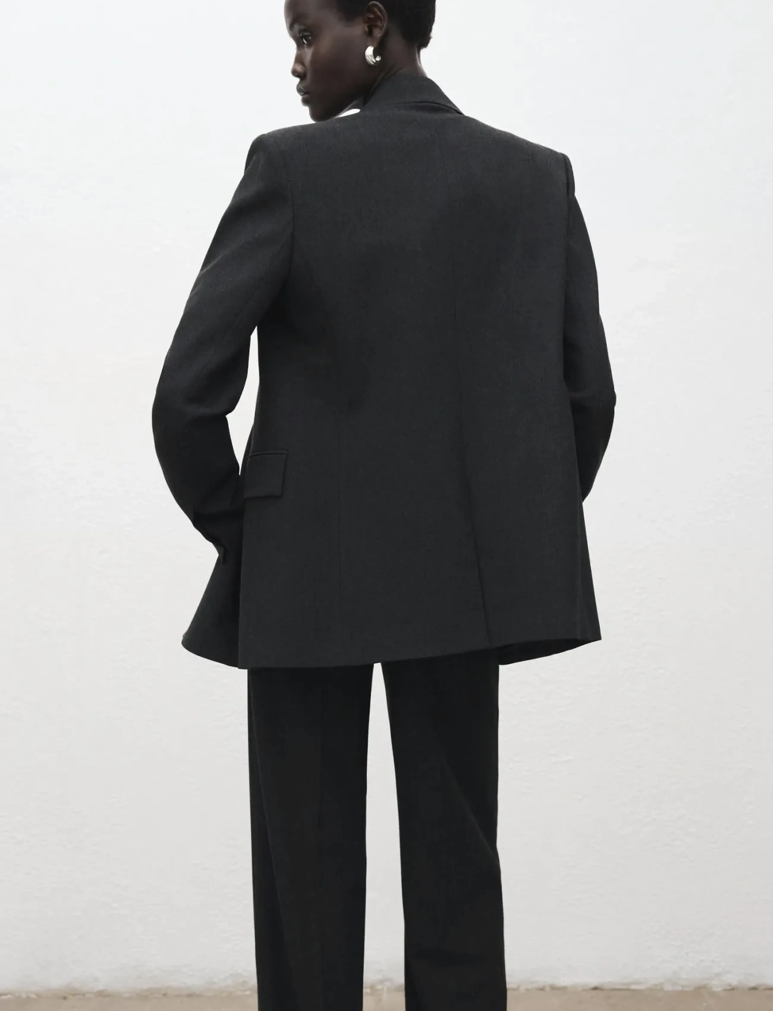 Mango - Double-breasted suit jacket - zweireihige blazer - grey - 3