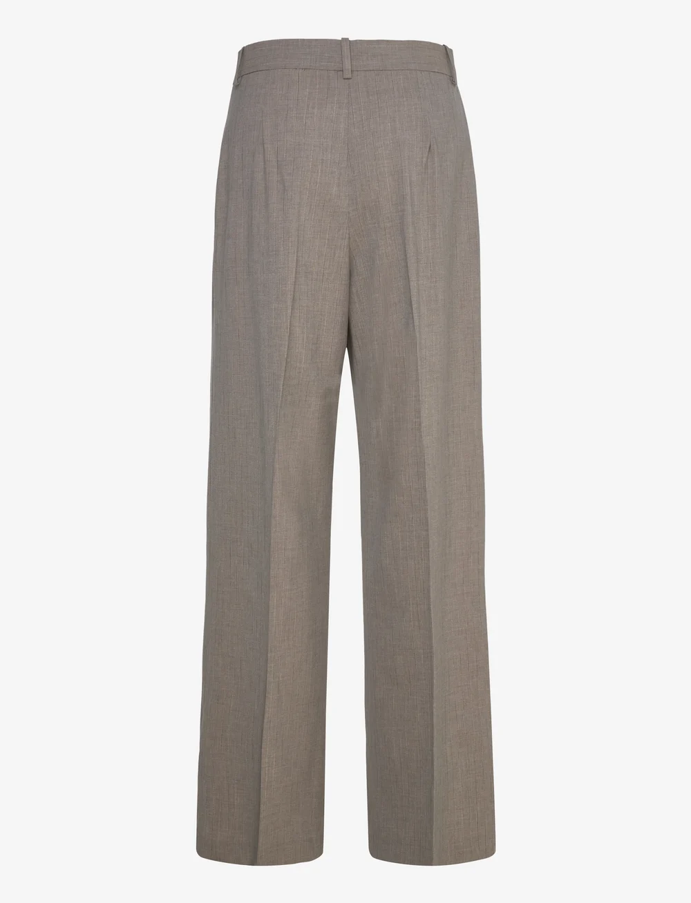 Mango - Straight wool-blend suit trousers - kostymbyxor - grey - 1
