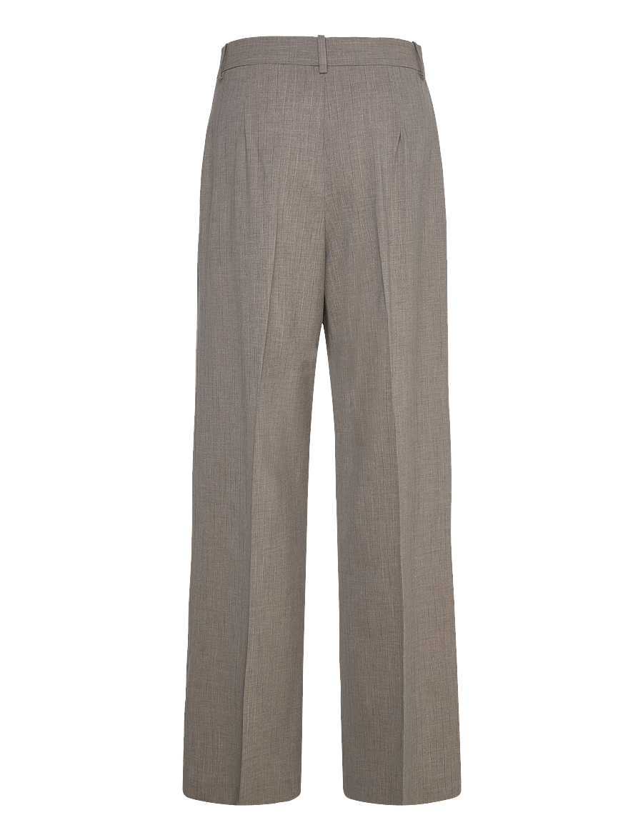 Mango - Straight wool-blend suit trousers - kostymbyxor - grey - 2