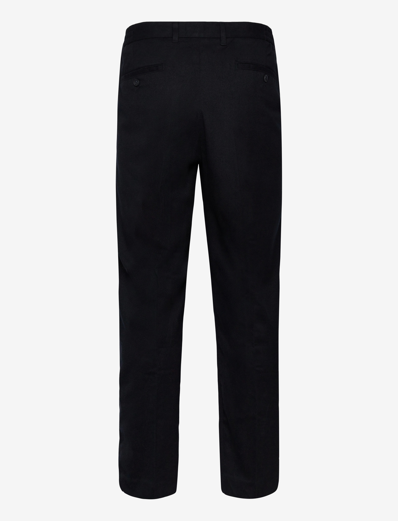 Mango - Regular-fit pleated flannel trousers - casual bukser - navy - 2