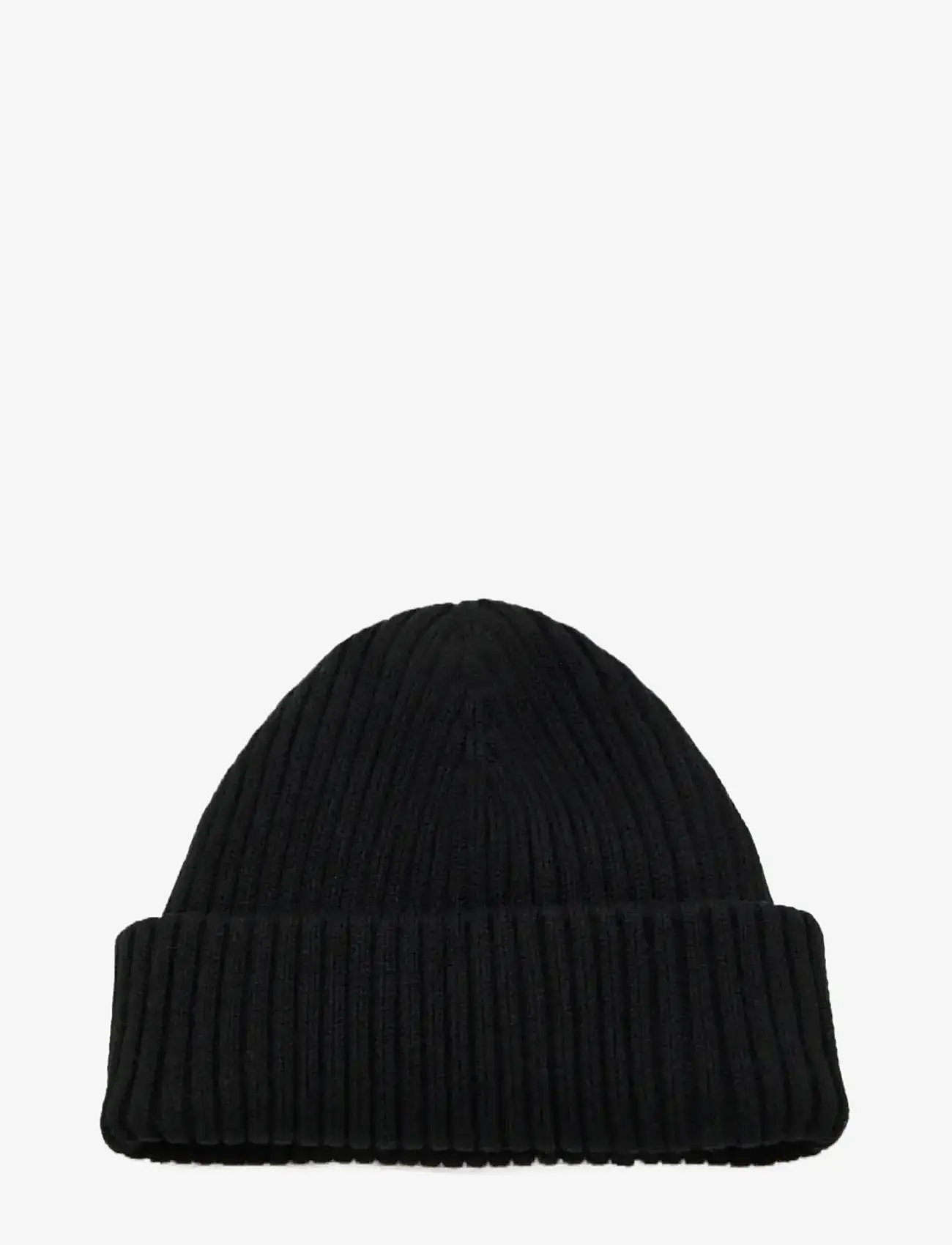 Mango - Rib-knit cotton hat - accessories - black - 1