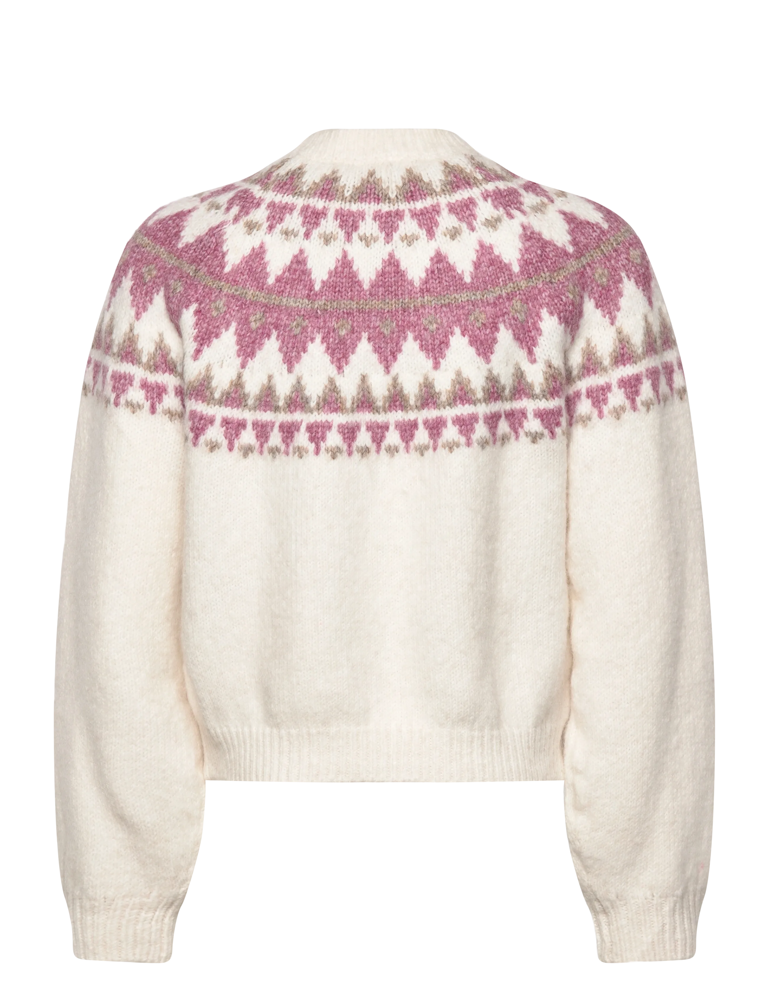 Mango - Jacquard knitted sweater - džemprid - light beige - 1