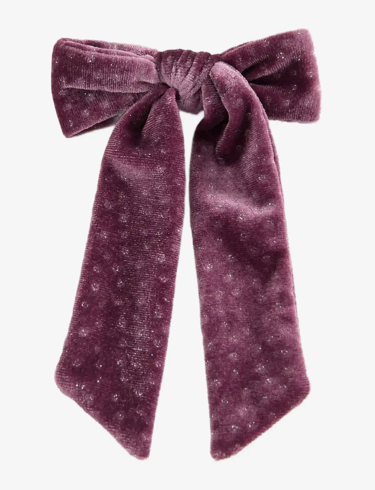 Mango - Velvet bow hairclip - hårspenne - pink - 1