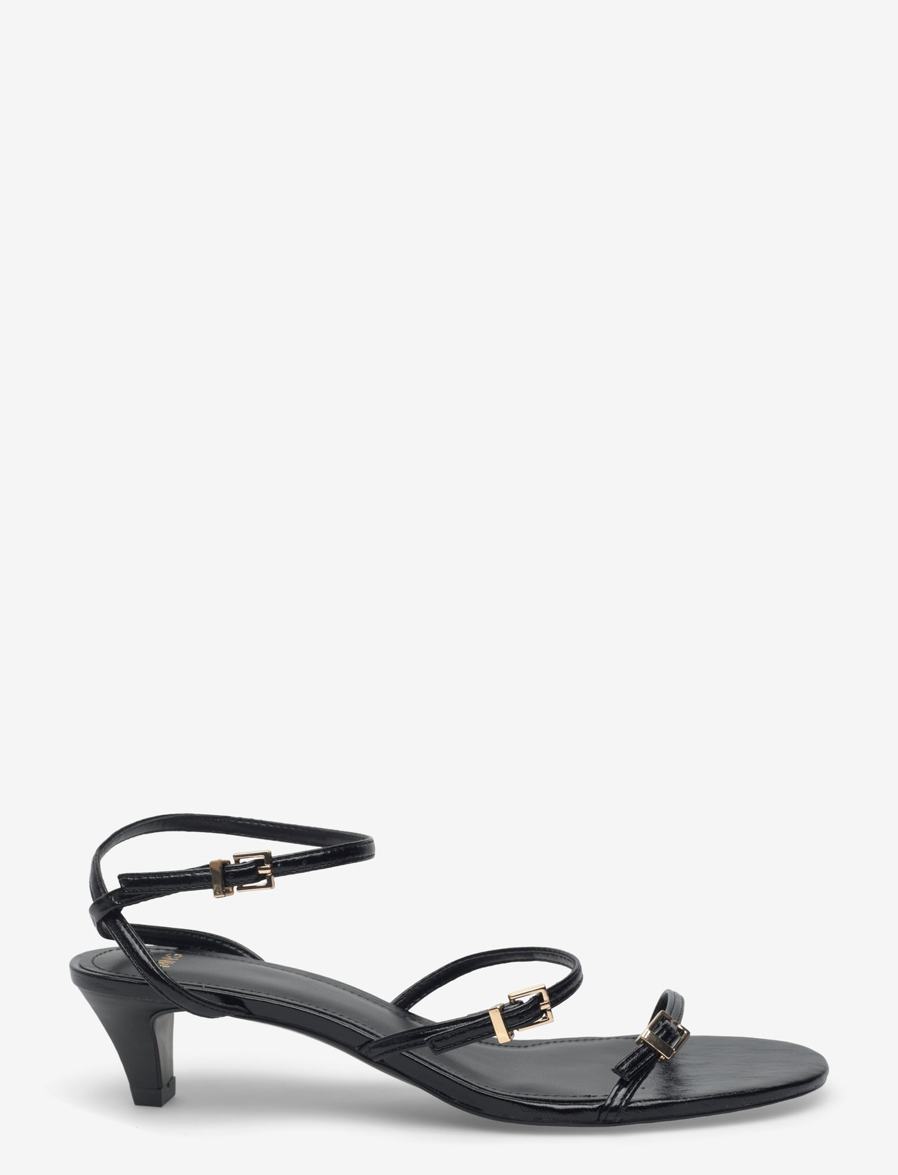 Mango - Kitten-heel sandals with buckle - sandaler med hæl - black - 2